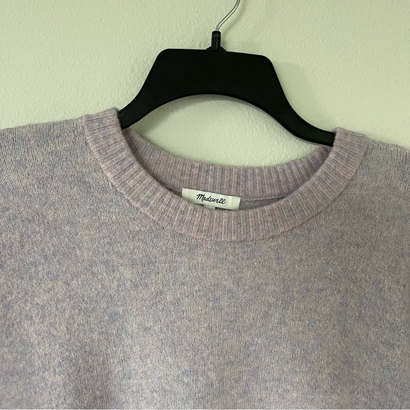 Madewell Alpaca Wool Payton Sweater (Lilac Heather) - Picture 5 of 11